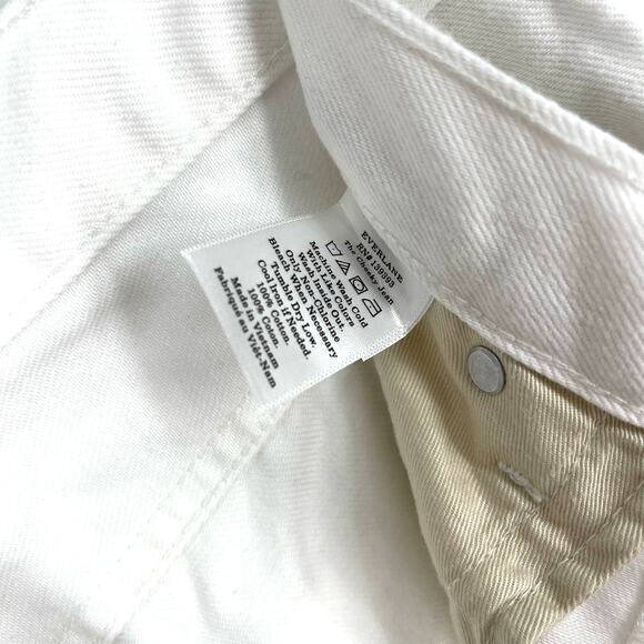 Everlane The Cheeky Jean Button Fly White Size 27 Regular NWOT - Picture 6 of 8
